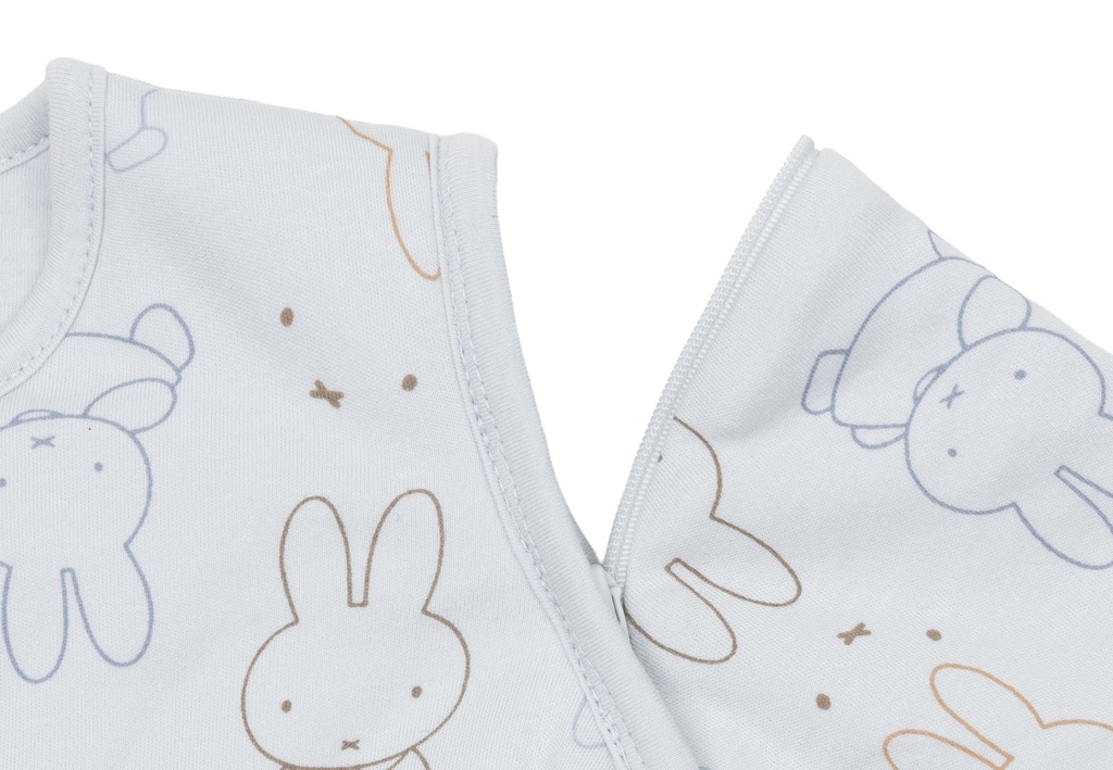 Jollein | Slaapzak Miffy Moments Cloudy Blue met Afritsbare Mouwen Blauw 110cm