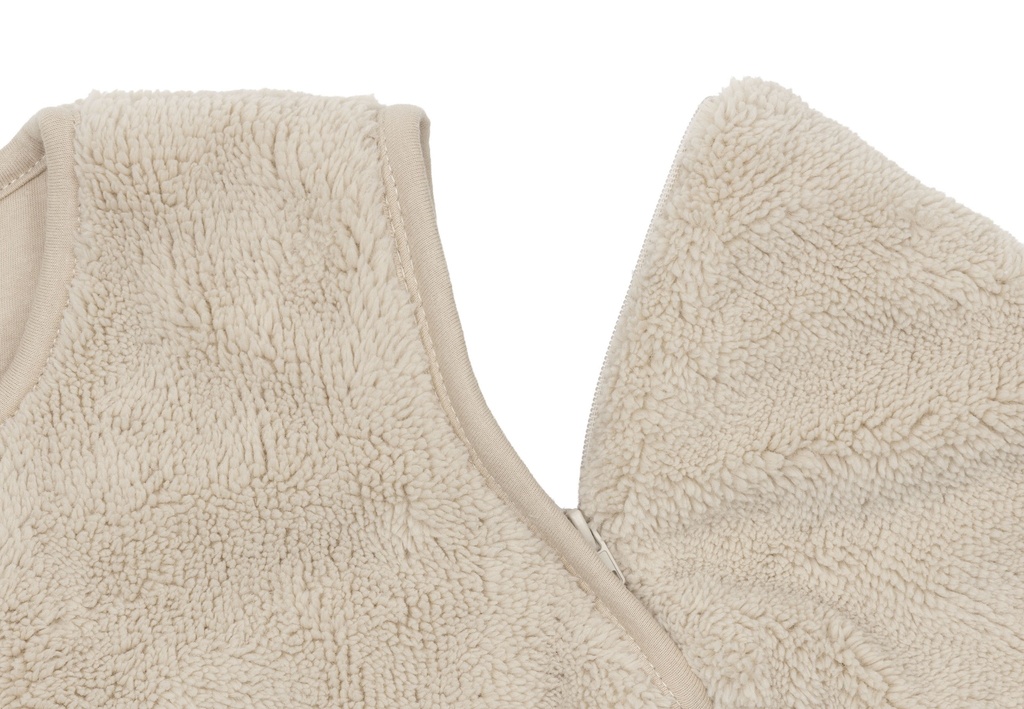 Jollein | Slaapzak Fluffy Sand met Afritsbare Mouwen Zand 110cm 