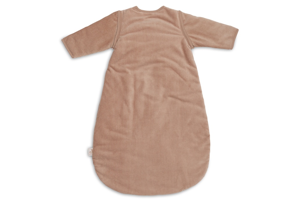 Jollein | Slaapzak Light Terra Rib met Afritsbare Mouwen Rood/Bruin 70cm
