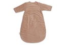 Jollein | Slaapzak Light Terra Rib met Afritsbare Mouwen Rood/Bruin 70cm