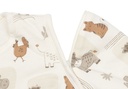 Jollein | Slaapzak Barn Buddies met Afritsbare Mouwen Ecru/Bruin 70cm