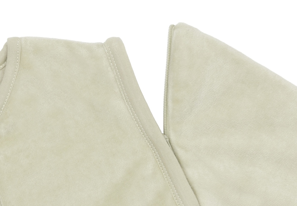 Jollein | Slaapzak Velvet Soft Matcha met Afritsbare Mouwen Groen 70cm