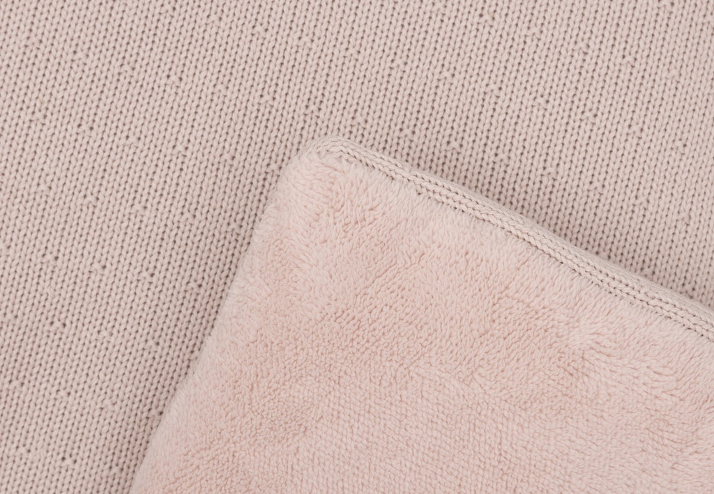 Jollein | Parklegger Sprinkle Knit Silk Rose Roze 75x95cm