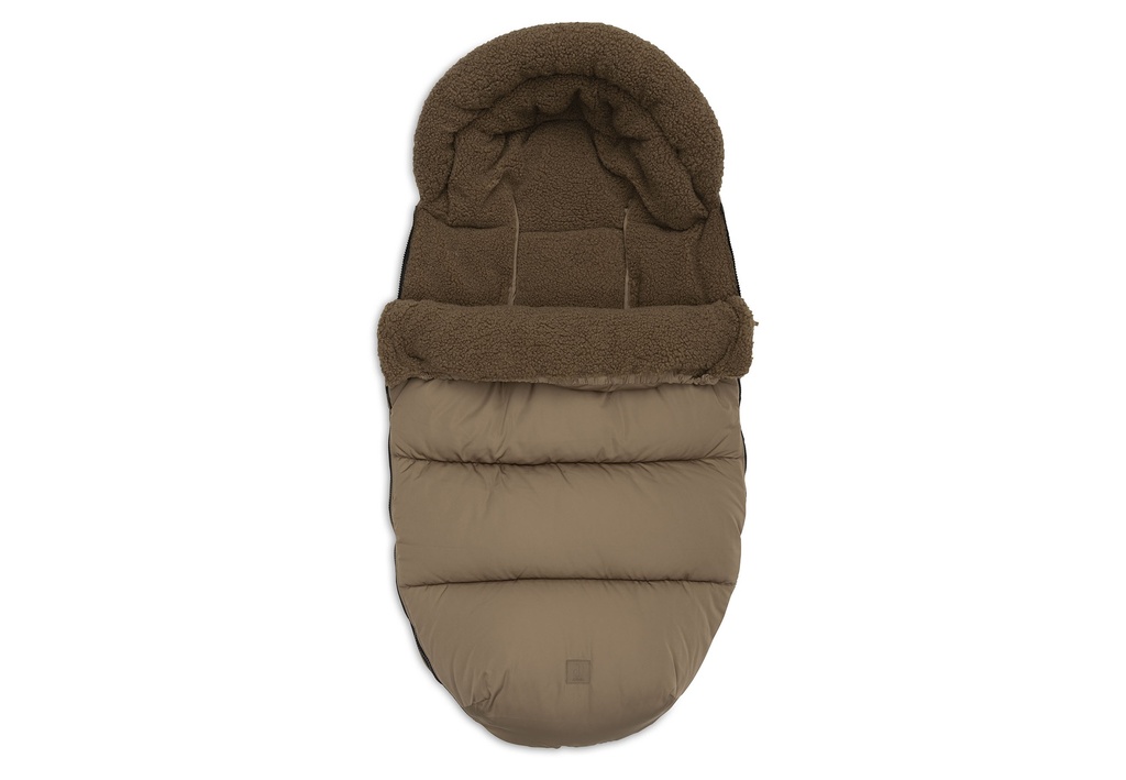 Jollein | Voetenzak vr Buggy/Wandelwagen Puffed Bronze Bruin