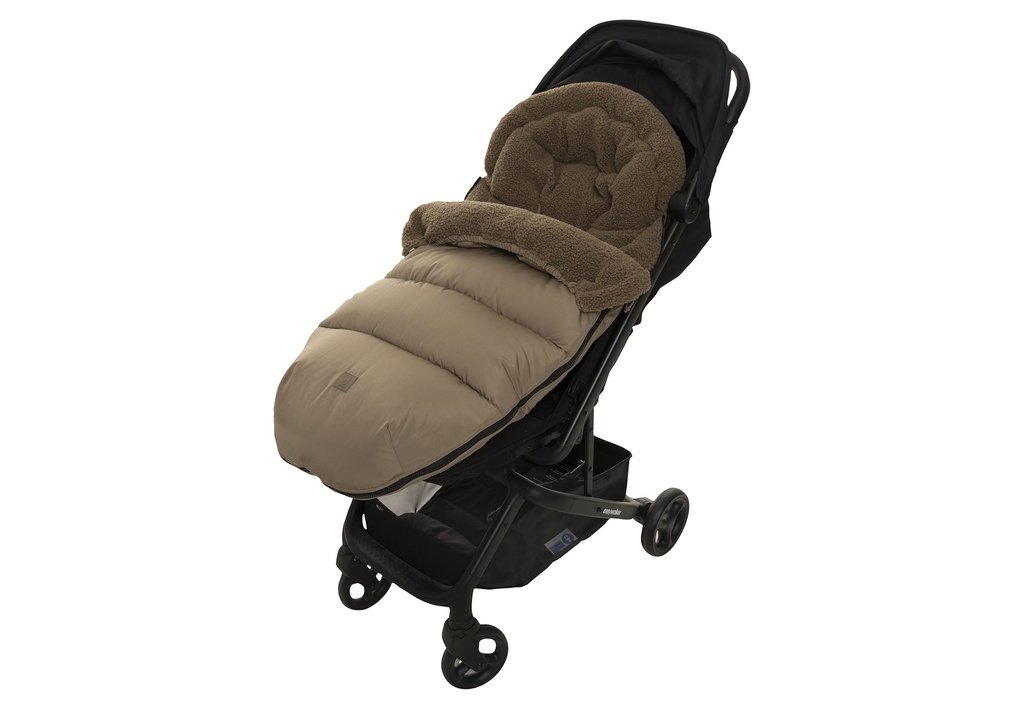Jollein | Voetenzak vr Buggy/Wandelwagen Puffed Bronze Bruin