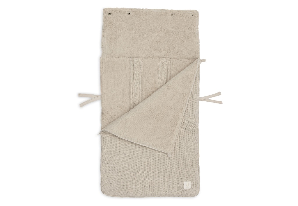 Jollein | Voetenzak Groep 0+ 3/5punts Gordel Sprinkle Knit Sand Zand