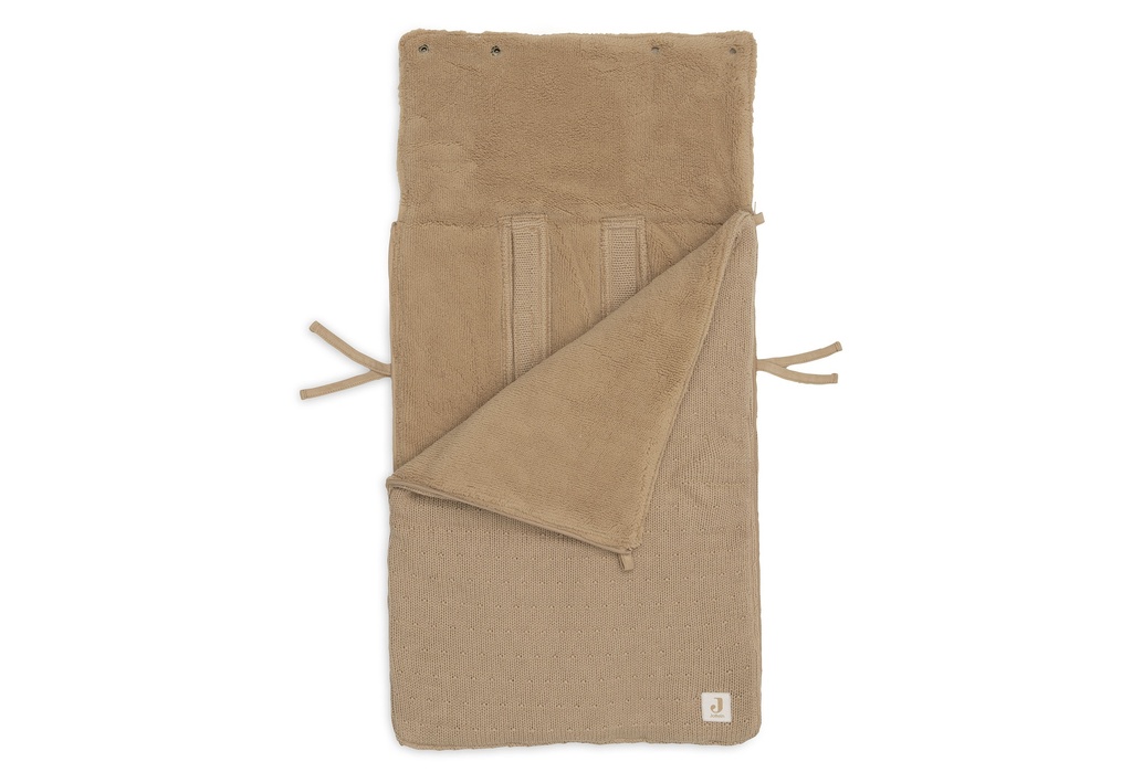 Jollein | Voetenzak Groep 0+ 3/5punts Gordel Sprinkle Knit Hazel Bruin