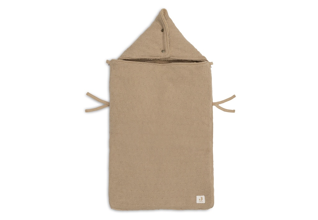 Jollein | Voetenzak Groep 0+ 3/5punts Gordel Sprinkle Knit Hazel Bruin