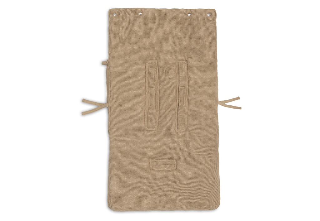 Jollein | Voetenzak Groep 0+ 3/5punts Gordel Basic Knit  Hazel Bruin