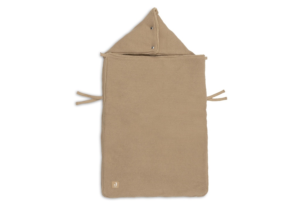 Jollein | Voetenzak Groep 0+ 3/5punts Gordel Basic Knit  Hazel Bruin