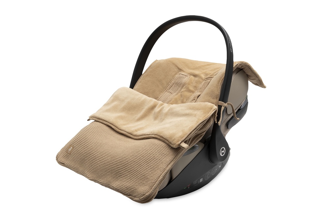 Jollein | Voetenzak Groep 0+ 3/5punts Gordel Basic Knit  Hazel Bruin