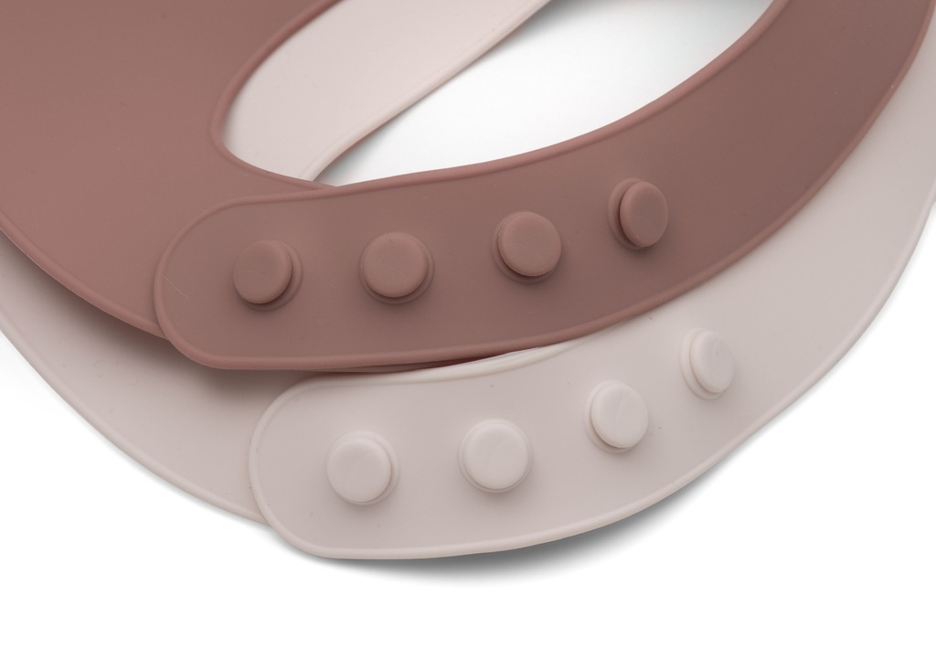 Jollein | Slabbetje Blush Shades Siliconen Roze 2-pack