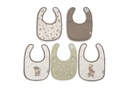 Jollein | Slabbetje Barn Buddies Waterproof Jersey 5-pack