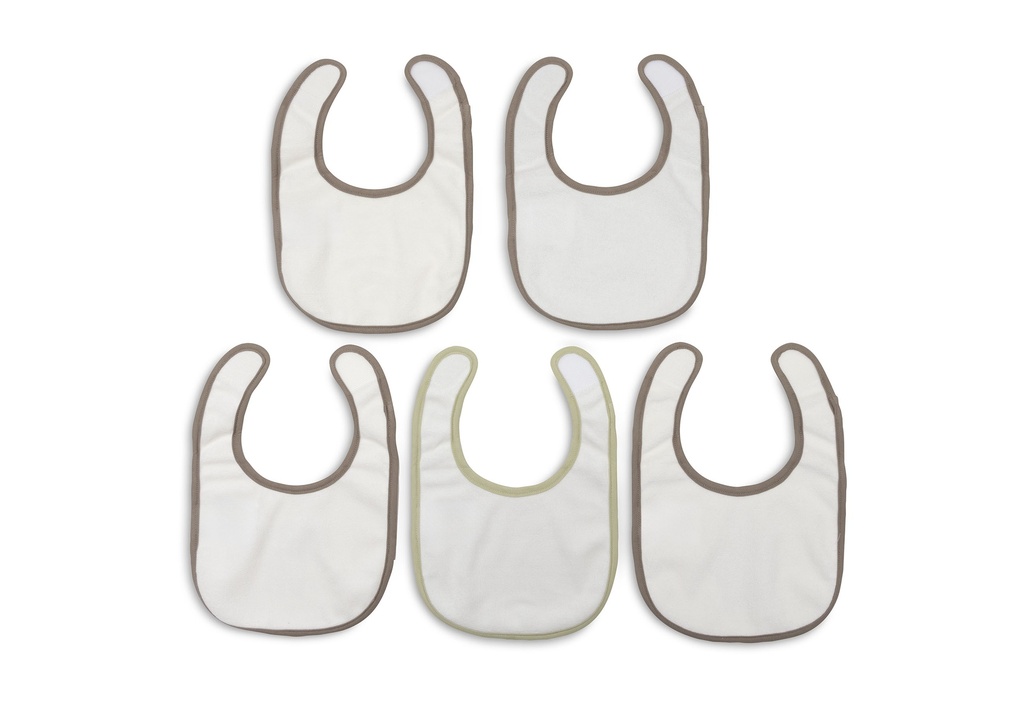 Jollein | Slabbetje Barn Buddies Waterproof Jersey 5-pack