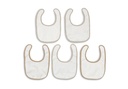 Jollein | Slabbetje Woolly Waterproof Jersey Velcrosluiting 5-pack