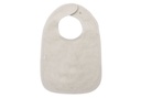 Jollein | Slabbetje Sand/Milky Coffee Badstof Drukknopen Ecru/Bruin 2-pack