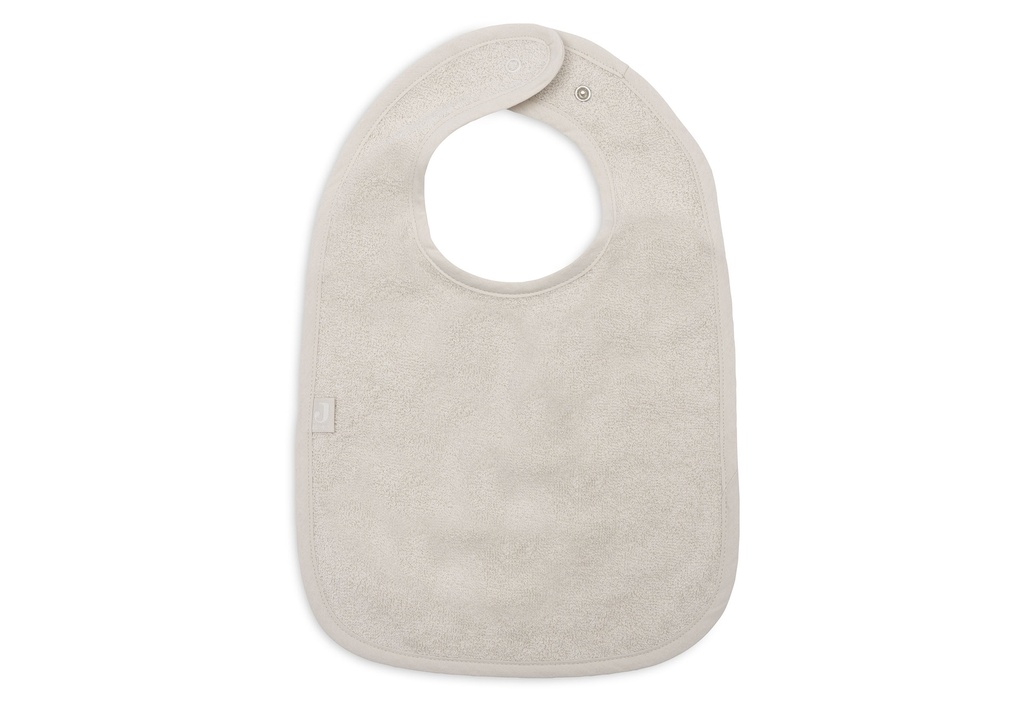 Jollein | Slabbetje Soft Matcha/Sand Badstof Drukknopen Groen/Ecru 2-pack