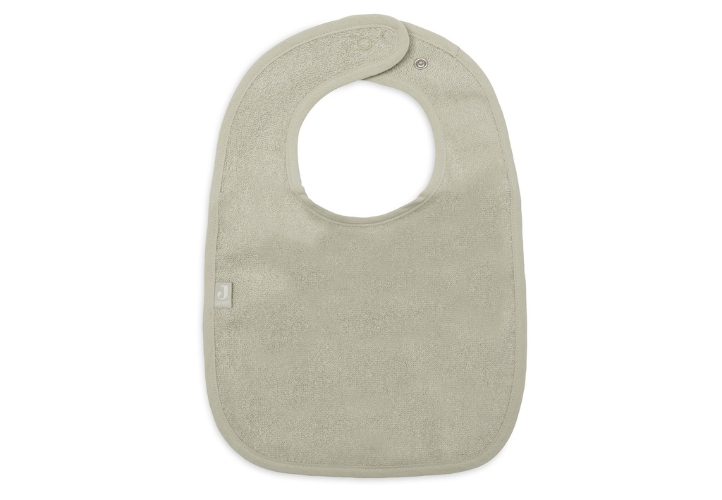 Jollein | Slabbetje Sand/Soft Matcha/Milky Coffee Badstof Drukknopen Ecru/Groen/Bruin 3-pack