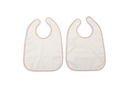 Jollein | Slabbetje  Soft Plumes Waterproof Velcrosluiting 2-pack