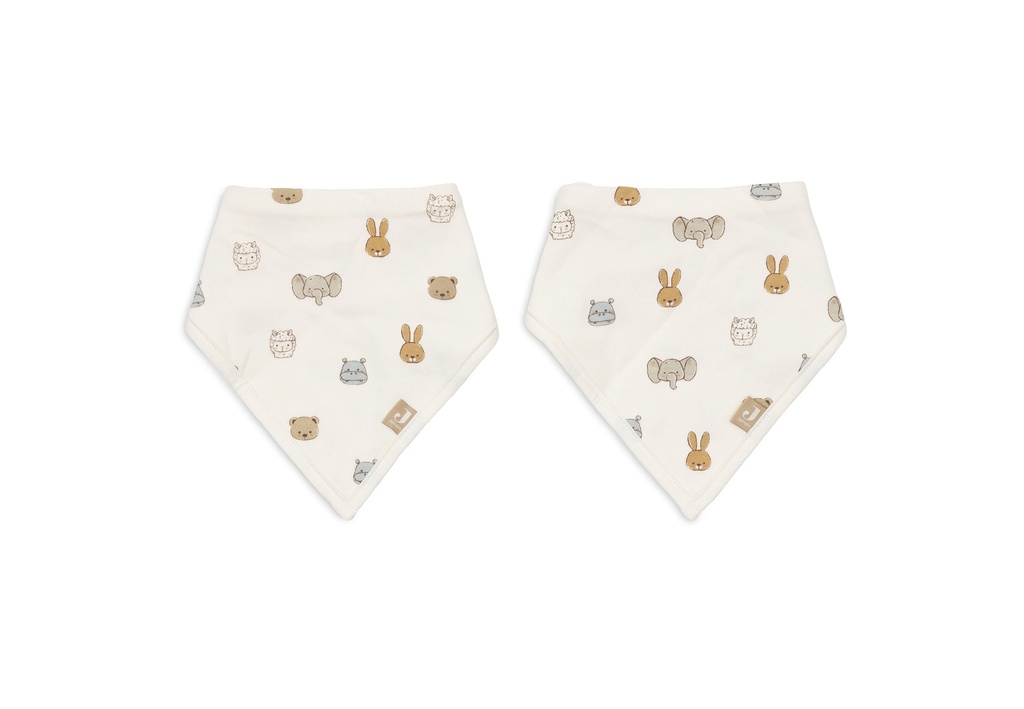 Jollein | Spuugdoekje Jollies Drukknopensluiting 2-pack