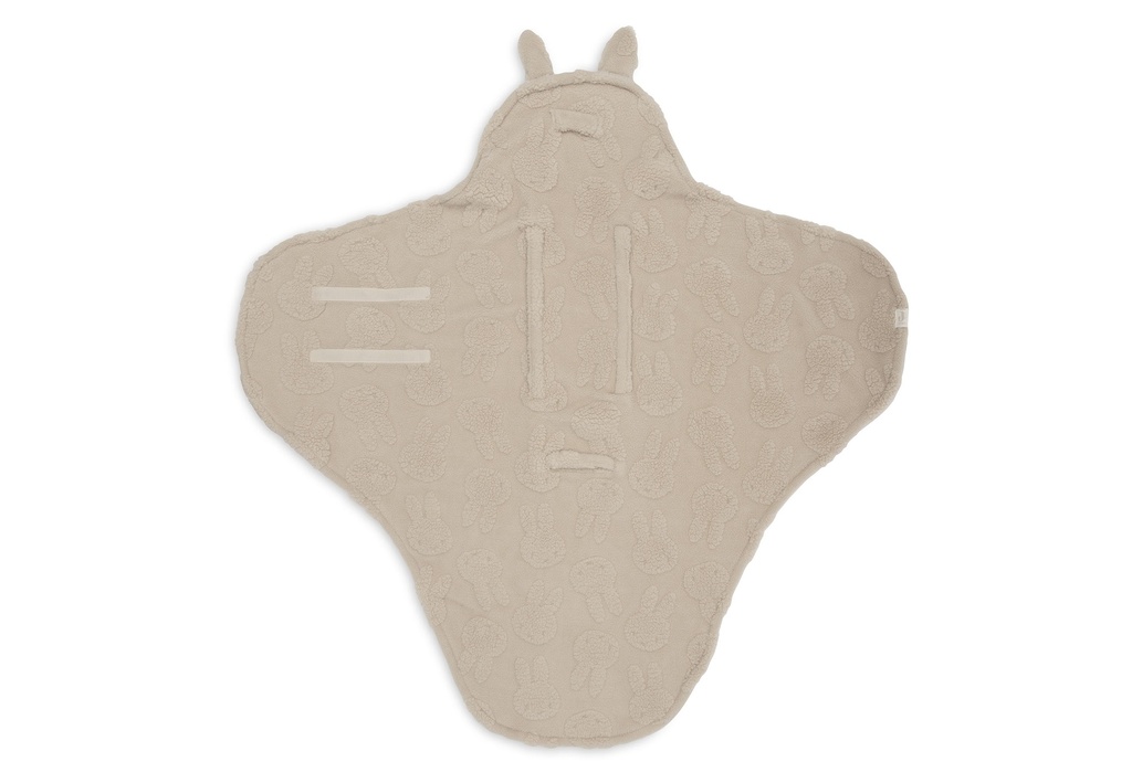 Jollein | Wikkeldeken Miffy Jacquard Teddy Sand Zand