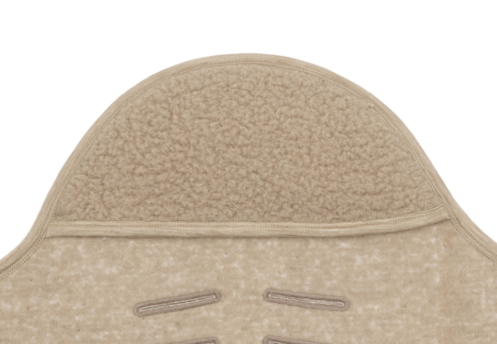 Jollein | Wikkeldeken Sherpa Merino Wol Natural Bruin