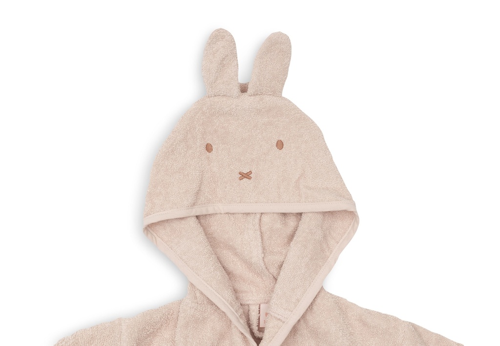 Jollein | Badjas Miffy Silk Rose Badstof Roze 1-2Y