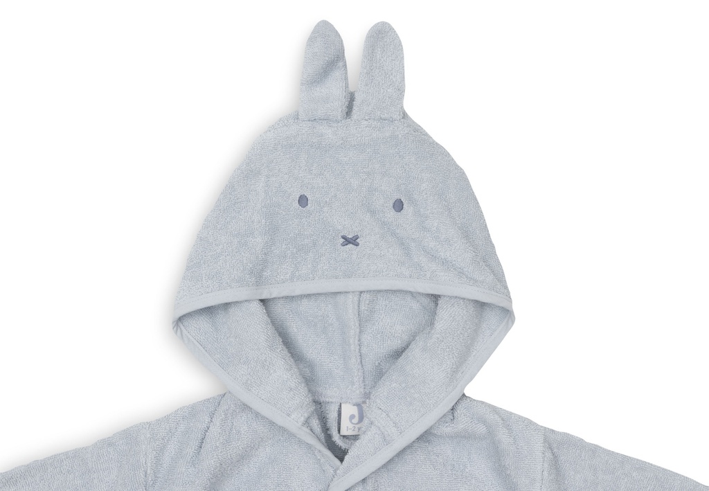 Jollein | Badjas Miffy Cloudy Blue Badstof Blauw 1-2Y