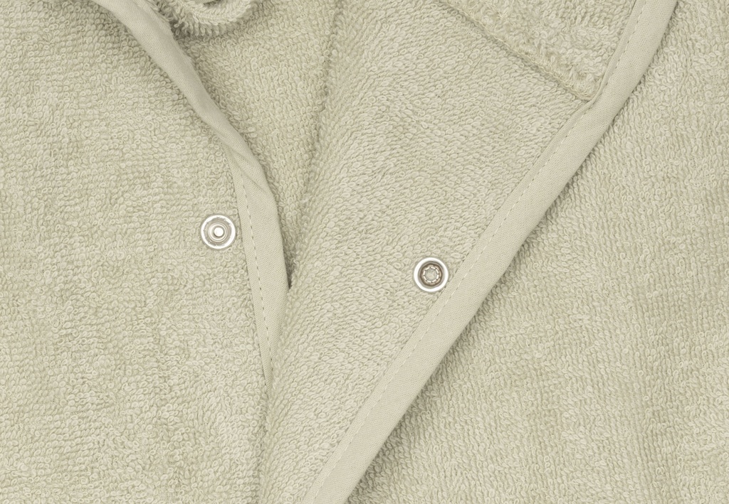 Jollein | Badjas Soft Matcha Badstof Groen 3-4Y