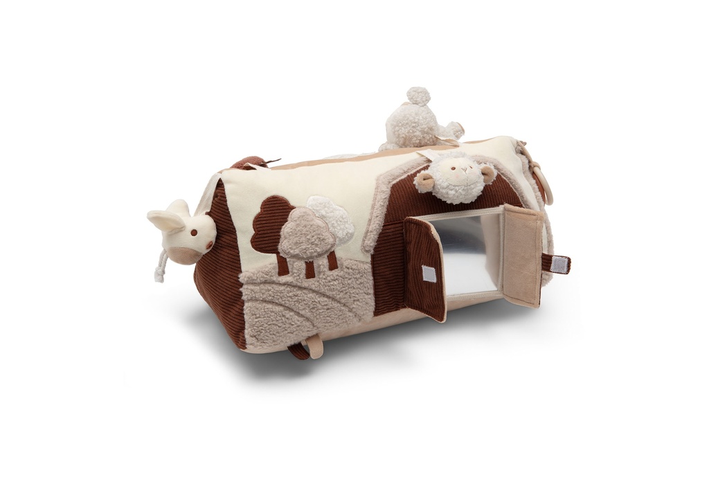 Jollein | Activiteitendriehoek Woolly Ecru/Bruin