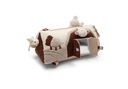 Jollein | Activiteitendriehoek Woolly Ecru/Bruin
