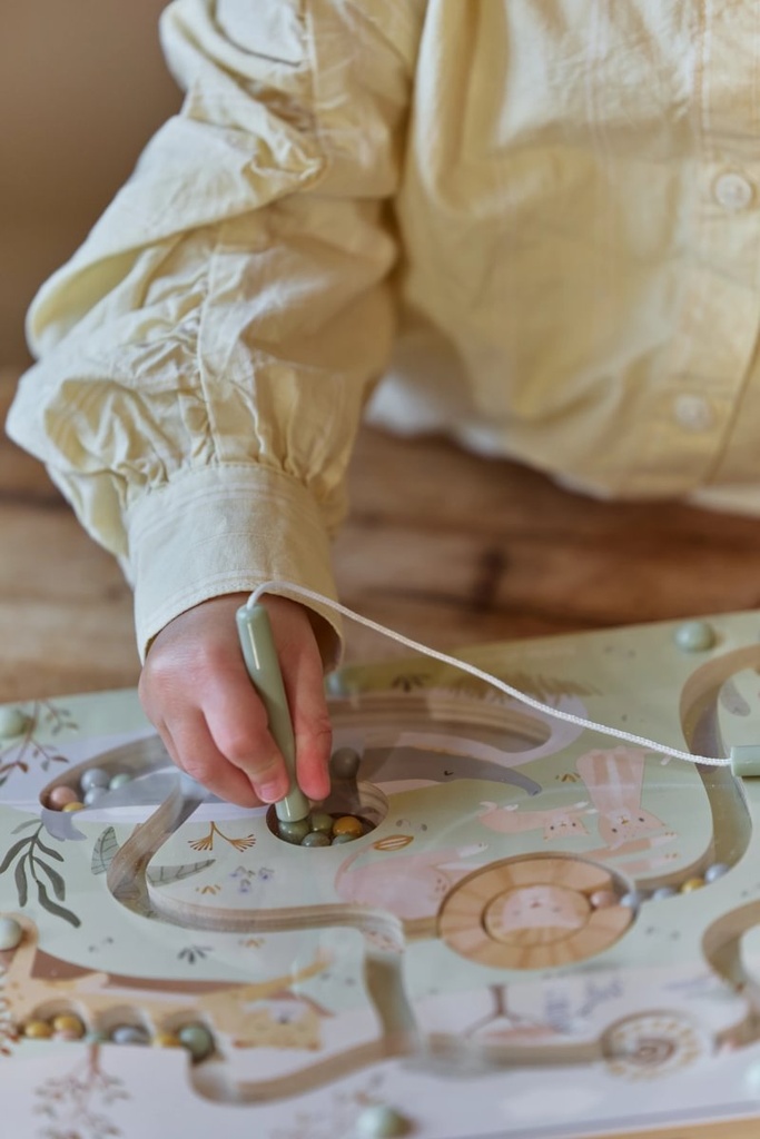 Little Dutch | Educatief Speelgoed Safari Friends Magnetisch Doolhof