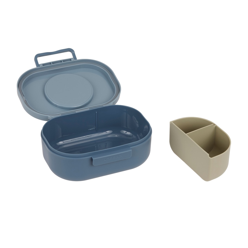 Laessig | Brooddoos Lunchbox Style & Snack Party Blauw/Groen