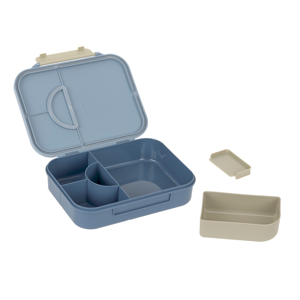 LAESSIG | Bento- Lunchbox | Party blauw/groen