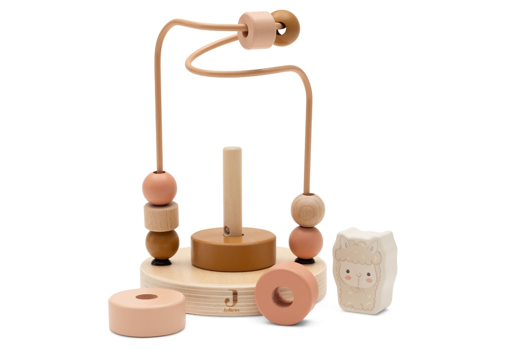 Jollein | Educatief Speelgoed Alpaca Paco Spiraal Hout