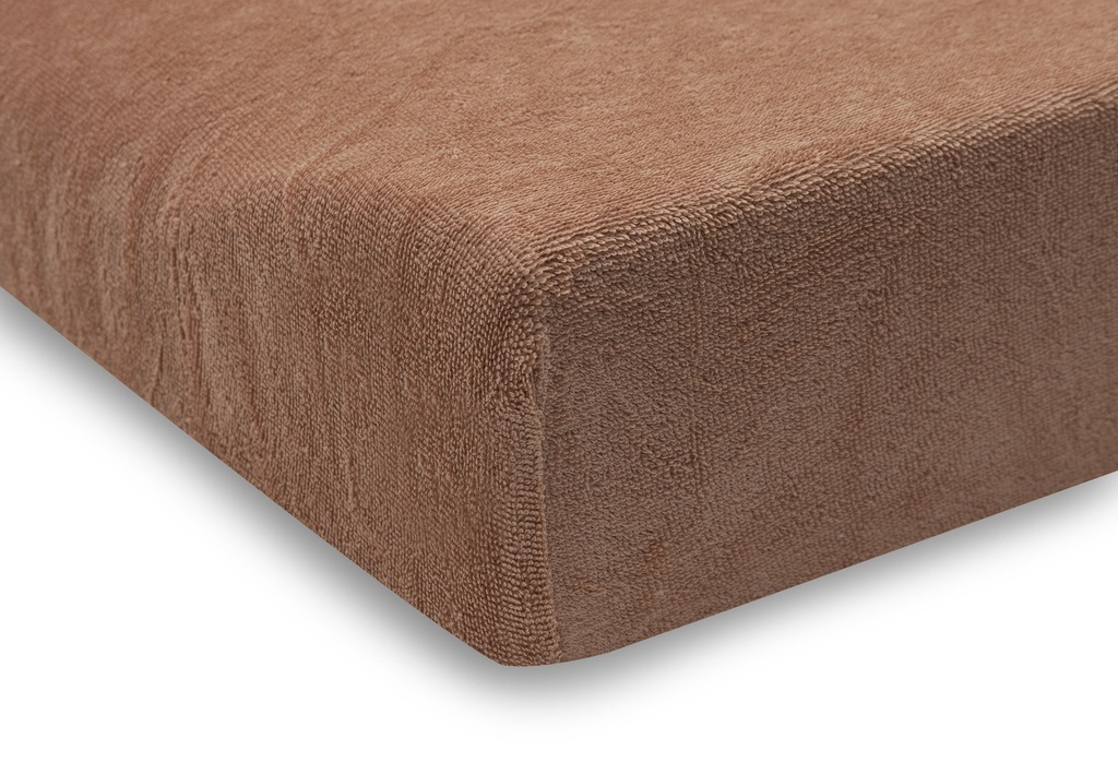 Jollein | Waskussenhoes Light Terra/Oatmeal Badstof Rood Bruin/Ecru 50x70cm 2-pack