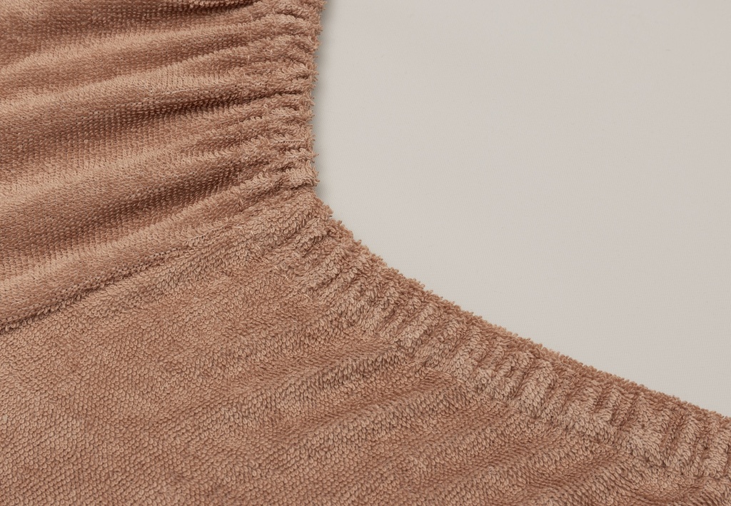 Jollein | Waskussenhoes Light Terra/Oatmeal Badstof Rood Bruin/Ecru 50x70cm 2-pack