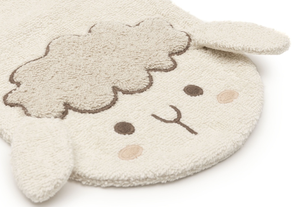 Jollein | Washandje Sheep Sonny Badstof Ecru