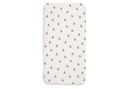 Jollein | Hoeslaken Mini Teddy Bear Jersey Wit/Bruin 60x120cm