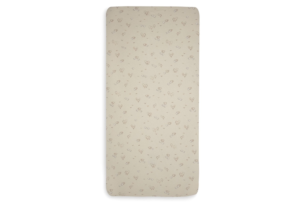 Jollein | Hoeslaken Woolly Jersey Zand 60x120cm