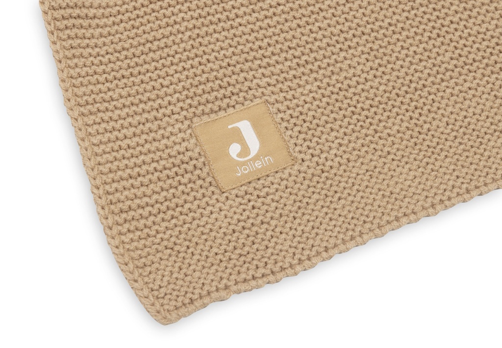 Jollein | Deken Hazel Wieg Basic Knit Bruin 75x100cm