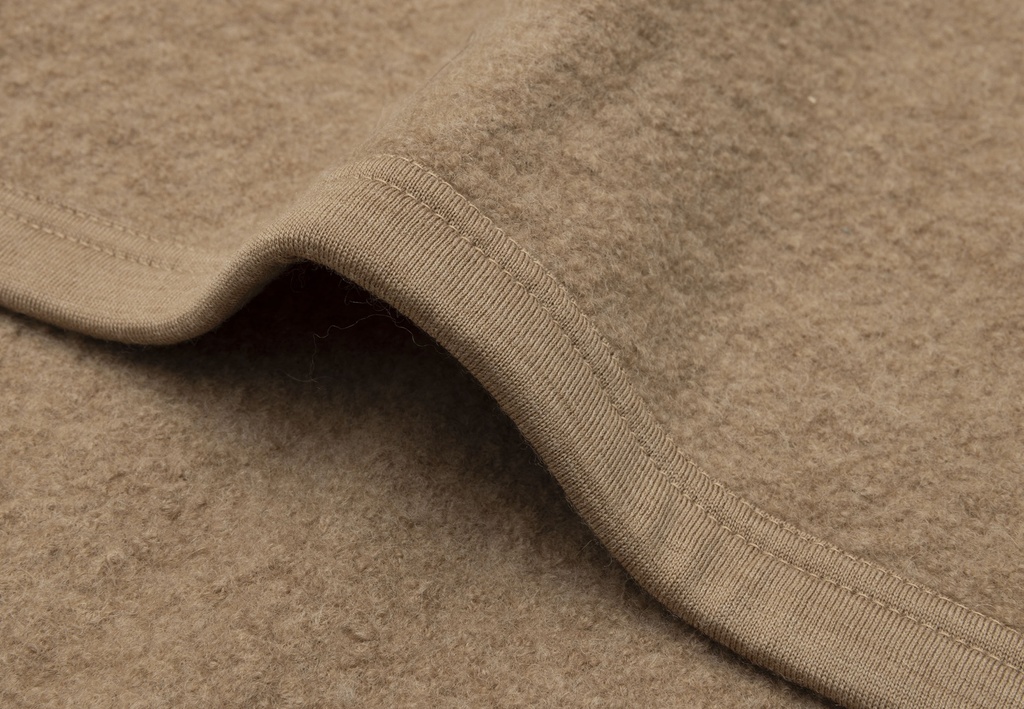 Jollein | Deken Wieg Dark Hazel Merino Wol Felted Bruin 75x100cm 