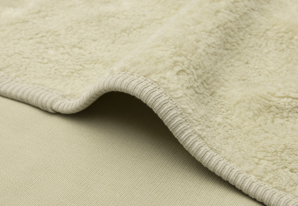 Jollein | Deken Ledikant Soft Matcha Basic Sherpa/Jersey Groen 100x150cm