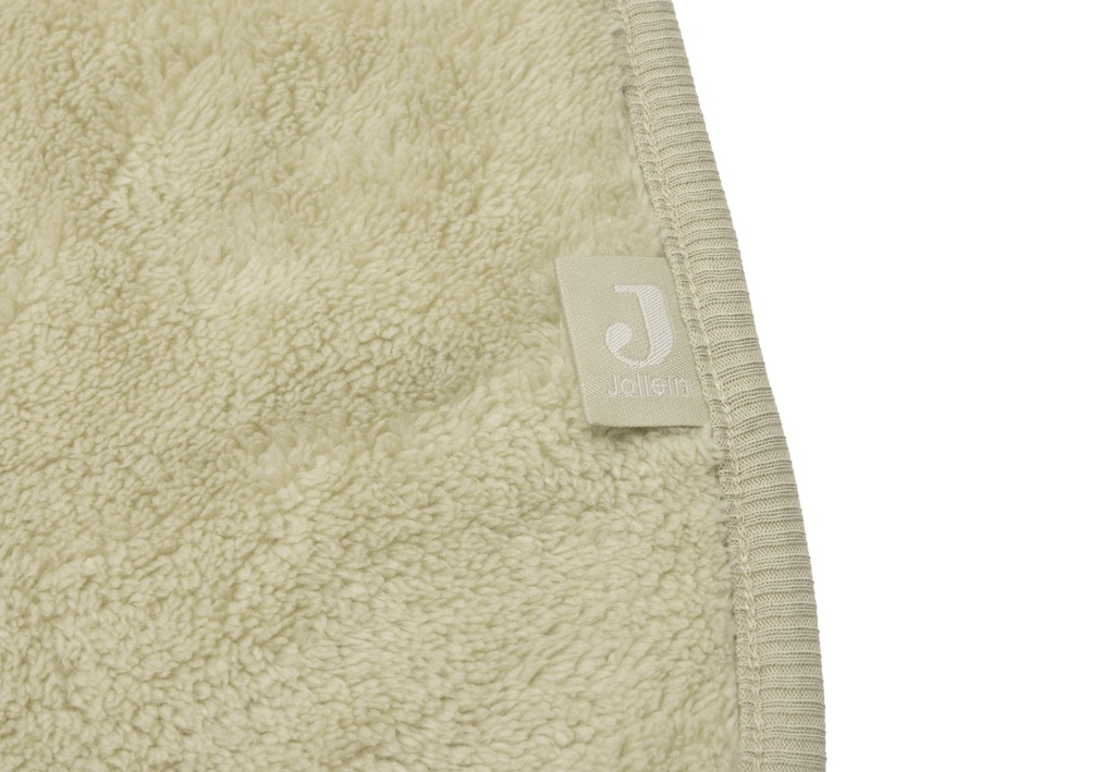 Jollein | Deken Ledikant Soft Matcha Basic Sherpa/Jersey Groen 100x150cm