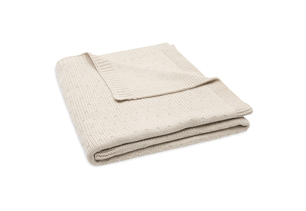 Jollein | Deken Ledikant Sand Sprinkle Knit Zand 100x150cm 