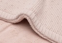 Jollein | Deken Wieg Silk Rose/Fluffy Sprinkle Knit Roze 75x100cm 