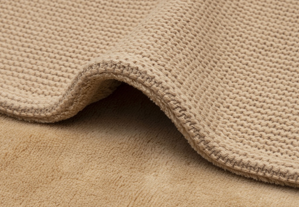 Jollein | Deken Hazel/Fleece Basic Knit Bruin 75x100cm 