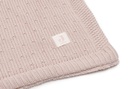 Jollein | Deken Ledikant Rose/Fluffy Sprinkle Knit Silk Roze 100x150cm 