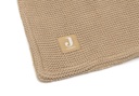 Jollein | Deken Ledikant Hazel/Fleece Basic Knit Bruin 100x150cm