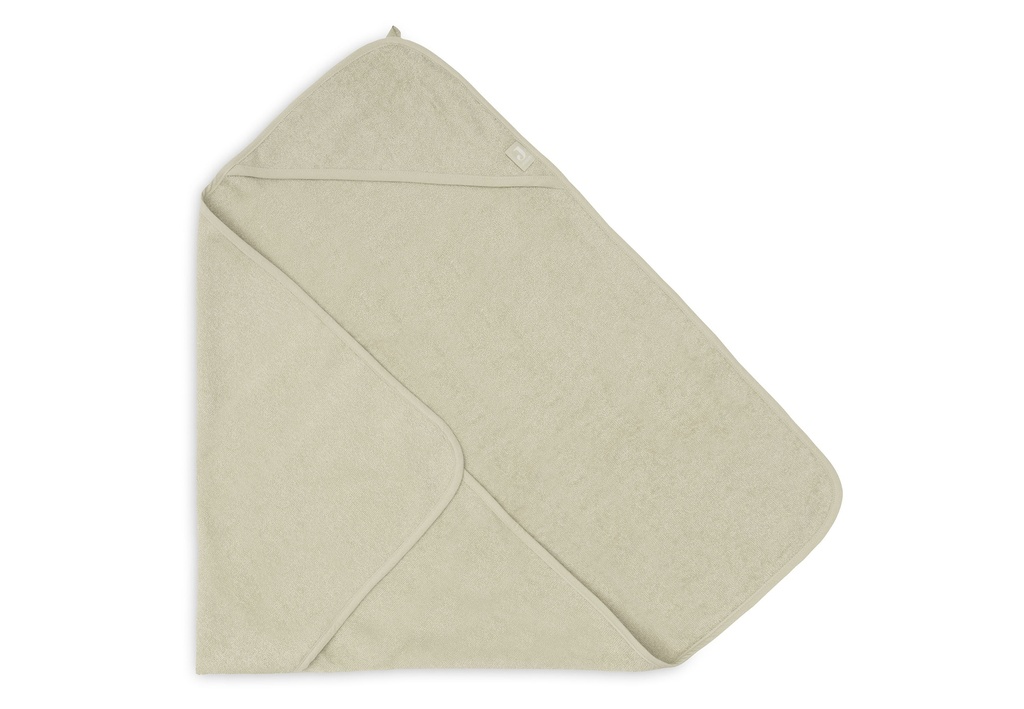 Jollein | Badcape Soft Matcha Badstof Groen 75x75cm
